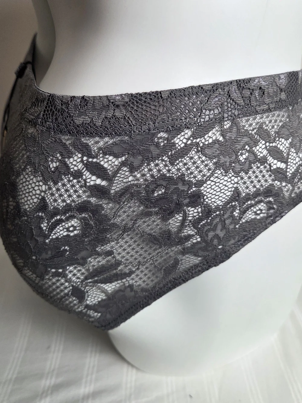 Cosabella Men's Lace Briefs in Grey